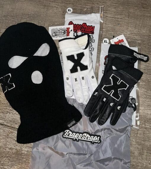 True Till Death Custom MX Gloves Set by Brapp Straps