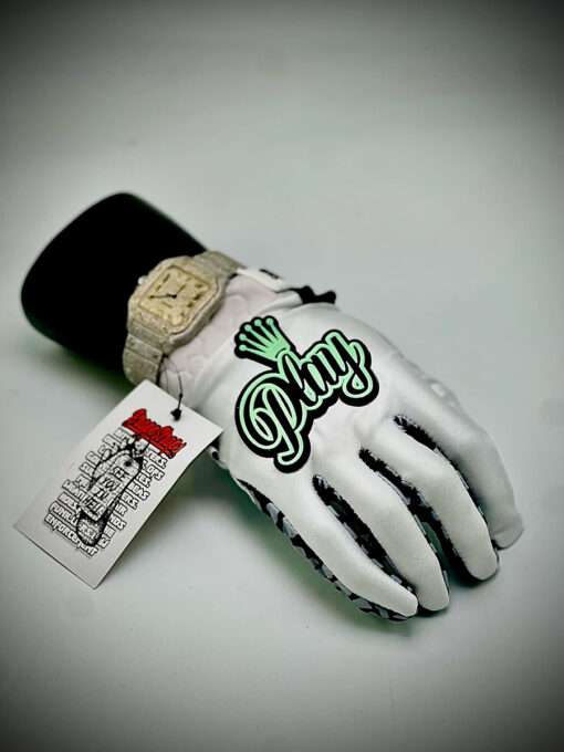 White Play MX Gloves by BrappStraps