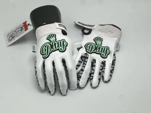 White Play MX Gloves by BrappStraps