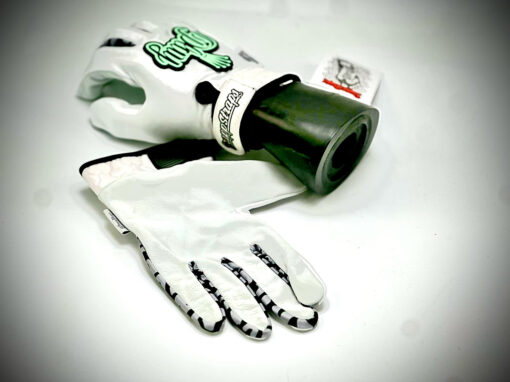 White Play MX Gloves by BrappStraps